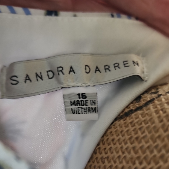 Floral Sleeveless Dress - Blue and Pink - Picture 7 of 10